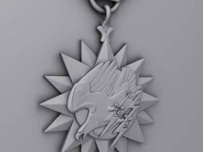 USAF Air Medal Award 3D model