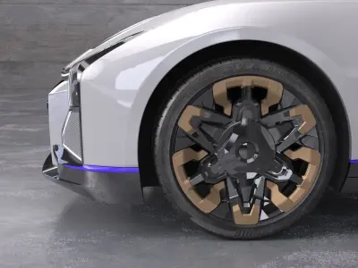 Hiphy Z Concept car electric vehicle 3D model