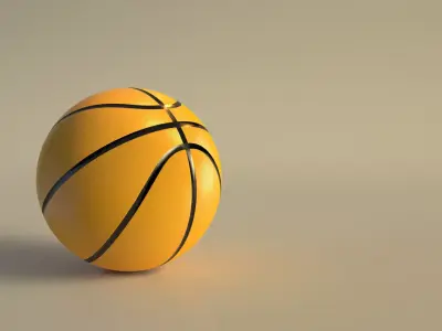 SPORT---BASKET---Ball basketball ball Free 3D model