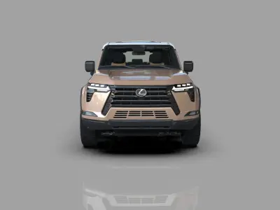 Lexus GX 2024 HQinterior 3D model