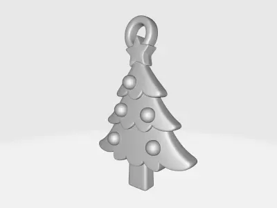 Christmas Tree Ornament Festive Holiday Decoration  3D print model