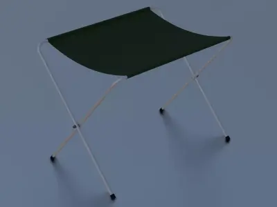 Camping Stool Free 3D model
