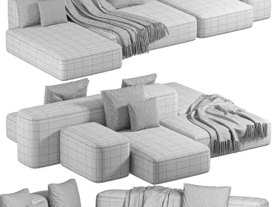 The One Sofa By Aatom 3D model