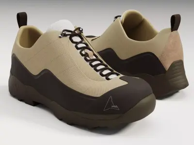 Sneakers Katharina ROA  Low-poly 3D model