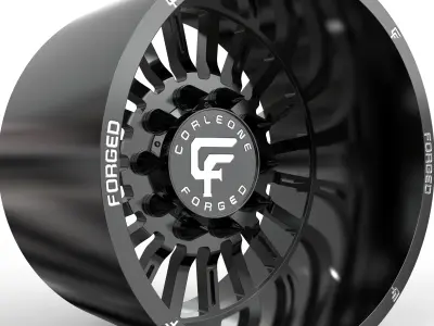 corleone Rear dritto dually wheel  3D print model