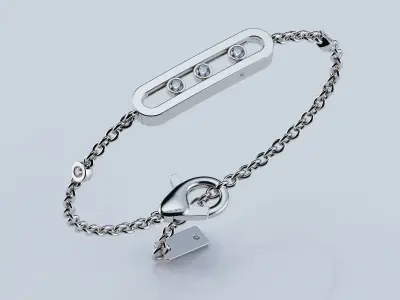 Bracelet Messika Move 3D print model