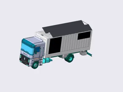 trucks 3D print model