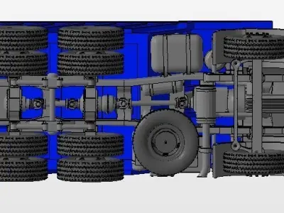 Dump Truck Roman Iraq tipper 3D print model