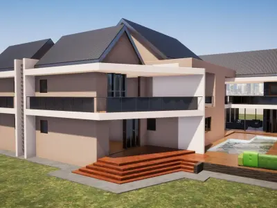 Five Bedroom House 3D model