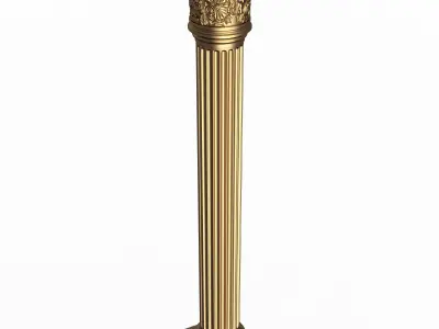 Column Capital 01103 Low-poly 3D model