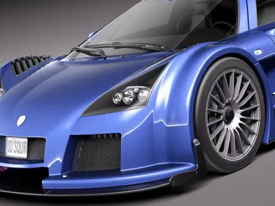 Gumpert Apollo 3D model