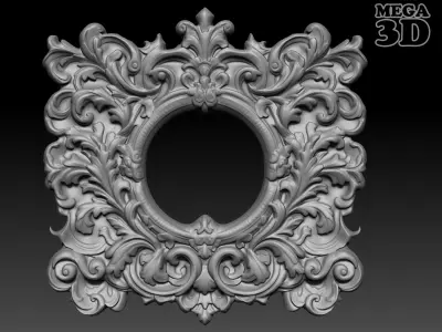 Bas relief Frame 240506 02 3D print model