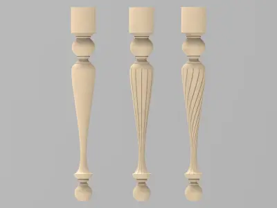 Furniture Table Leg 3D model