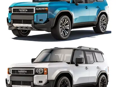 Toyota Land Cruiser 250 base and First Edition 2024 3D Model Pack