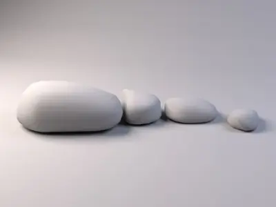 big rocks Free 3D model