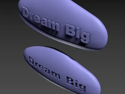 Stone Dream Big 3D print model