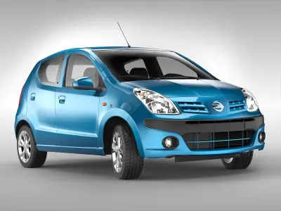 Nissan Pixo 2009 3D model