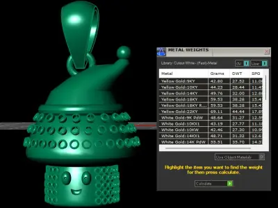 HOPE ALPHABET PENDANT 3D PRINTABLE MODEL  3D print model