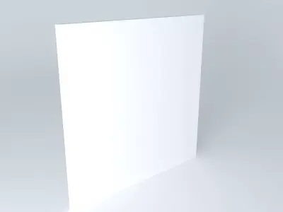 White wall Free 3D model