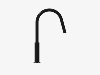 Sink Mixer - Luxury - Sleek - Pull Out Low-poly 3D model
