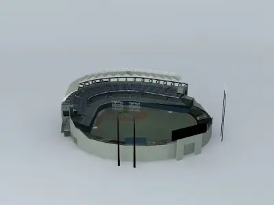 Chengcing Lake Baseball Field Kaohsiung Taiwan Free 3D model