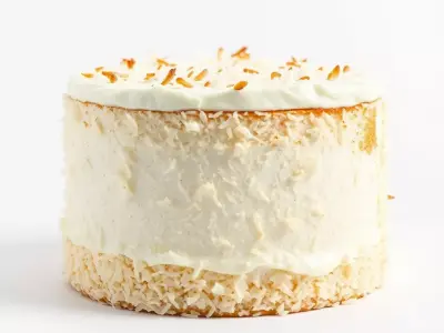 Coconut Vanilla Cake model pack Low-poly 3D model