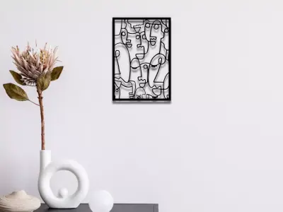 Abstract Wall Art 3D print model 22