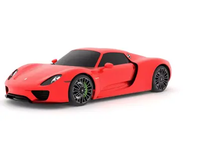Porsche 918 2015 3D model
