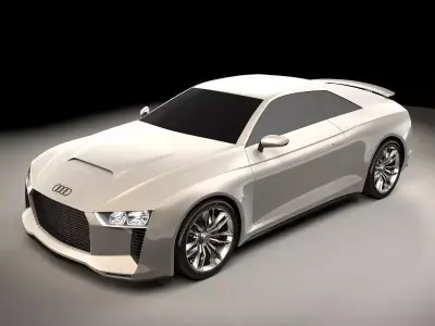 Audi Quattro Concept 3D model