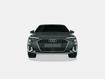 Audi A3 sedan 2021 Low-poly 3D model
