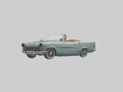 Classic Car Model 1 Low-poly 3D model