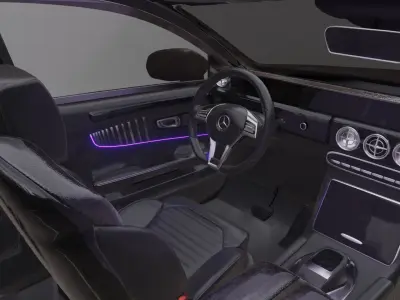 Mercedes Benz CLA 2021 Low-poly 3D model