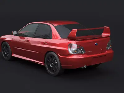 Subaru Impreza WRX Hawkeye 06-07 3D model