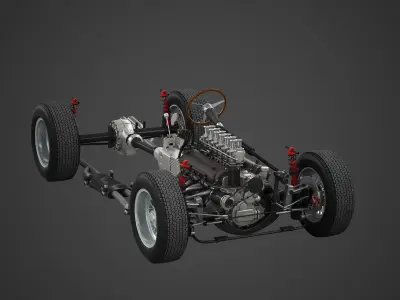 Ferrari 250 GTO - 3757GT - Complete 3D model