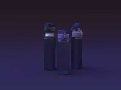Water bottle 3D model