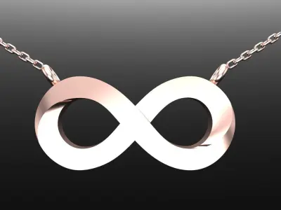 Pendant P10 The luxury female pendant 3D print model