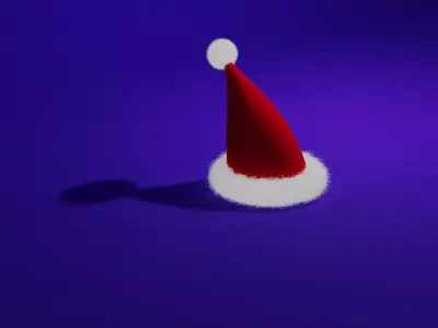 Xmass Cape Free low-poly 3D model