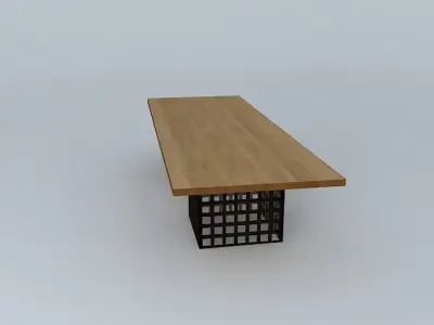 Dining Table Cube Free ETEL Free 3D model