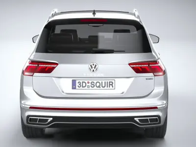 Volkswagen Tiguan R-Line Allspace 2022 3D model