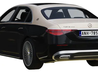 Mercedes-Benz S-Class Maybach 2021 3D model