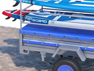 Remorque 02 Starboard 3D model