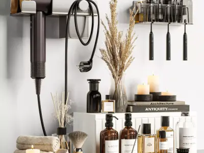 Bathroom accessories  3D model