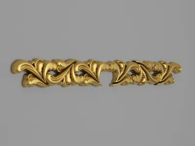 Classic Carved 011 3D model