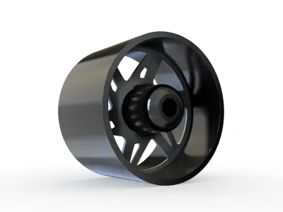 AMERICAN TRUXX SPURS WHEEL 3D MODEL 3D print model