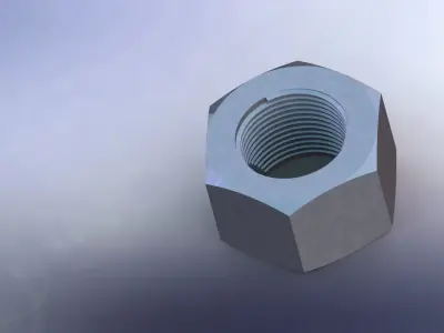 M12 NUT 3D print model