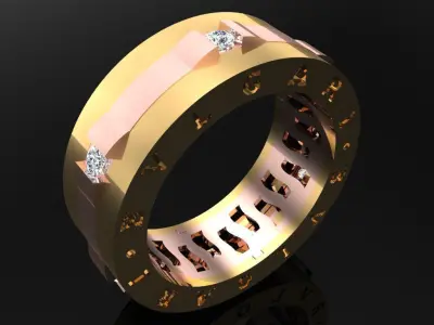 bvlgari ring - N394 3D print model