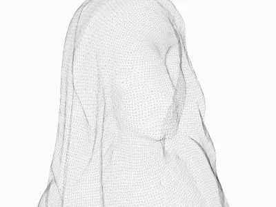 Statue of Mary Magdalene 3D model