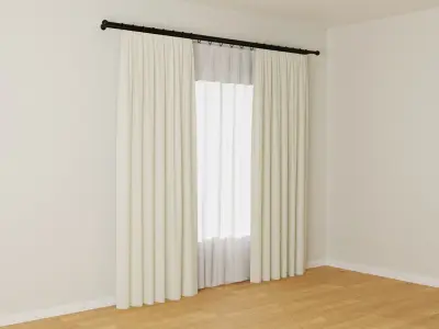 Curtains 06 collection 1 3D model