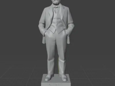 Alfred Nobel  3D print model