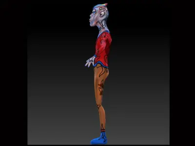core 1 human figure Free low-poly 3D model